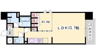 サクラメント駅南大路の物件間取画像